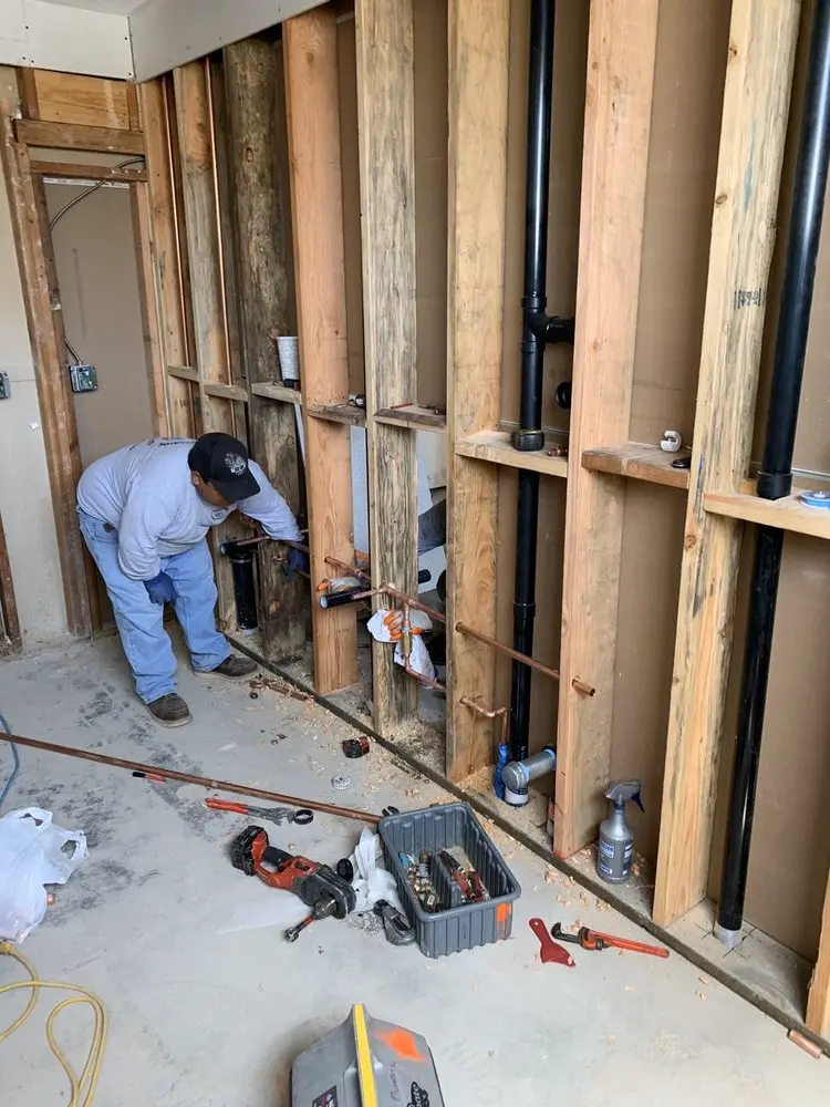 Commercial rough-in plumbing for Gas Line Repair in Quaddick